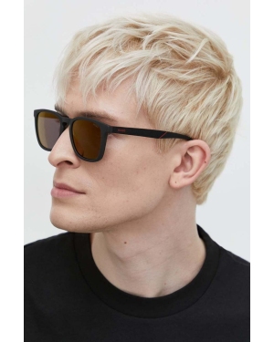 HUGO okulary przeciwsłoneczne męskie kolor bordowy HG 1306/S