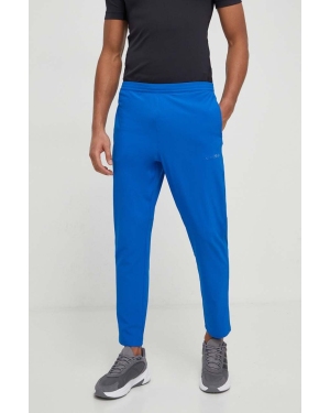 Calvin Klein Performance spodnie dresowe kolor niebieski gładkie