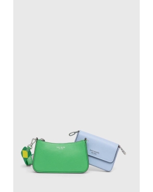 Kate Spade torebka skórzana kolor zielony