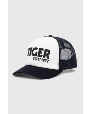 Tiger Of Sweden czapka z daszkiem kolor granatowy z nadrukiem