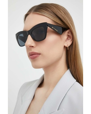 Etro okulary przeciwsłoneczne damskie kolor czarny ETRO 0004/G/S