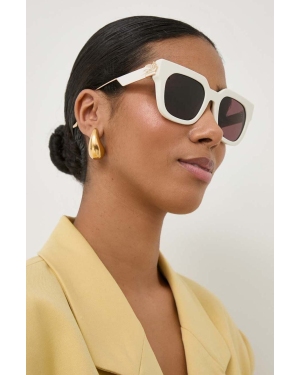 Etro okulary przeciwsłoneczne damskie kolor biały ETRO 0027/G/S