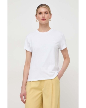 Patrizia Pepe t-shirt bawełniany damski kolor biały 2M4373 J111
