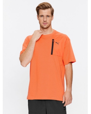 Puma T-Shirt Open Road 675895 Pomarańczowy Regular Fit