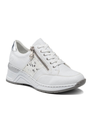 Rieker Sneakersy N4322-80 Biały