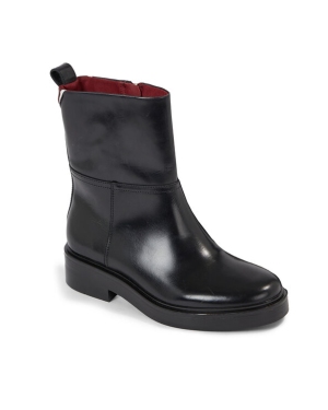 Tommy Hilfiger Botki Cool Elevated Ankle Bootie FW0FW07487 Czarny