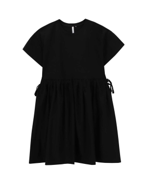 Coccodrillo sukienka dziecięca kolor czarny mini prosta