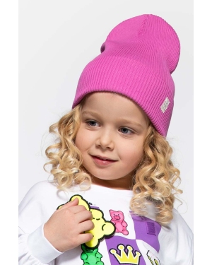 Coccodrillo czapka bawełniana dziecięca kolor różowy bawełniana