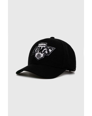 Mitchell&Ness czapka z daszkiem NHL LOS ANGELES KINGS kolor czarny z aplikacją