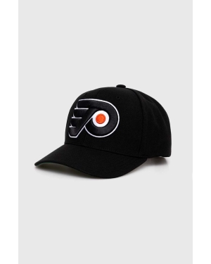 Mitchell&Ness czapka z daszkiem NHL PHILADELPHIA FLYERS kolor czarny z aplikacją