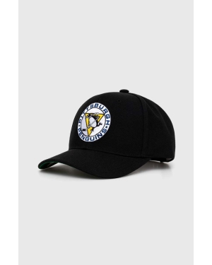 Mitchell&Ness czapka z daszkiem NHL PITTSBURGH PENGUINS kolor czarny z aplikacją