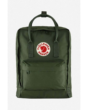 Fjallraven plecak Kanken kolor zielony duży z aplikacją F23510.660-660