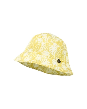 Jamiks kapelusz bawełniany dziecięcy GASPARD kolor żółty bawełniany