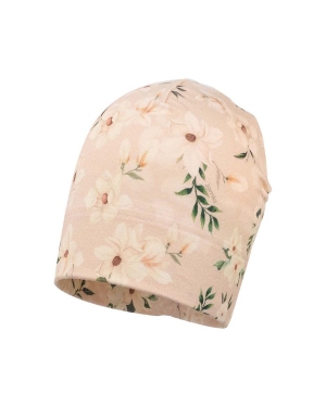 Jamiks czapka dziecięca TORIL kolor różowy z cienkiej dzianiny