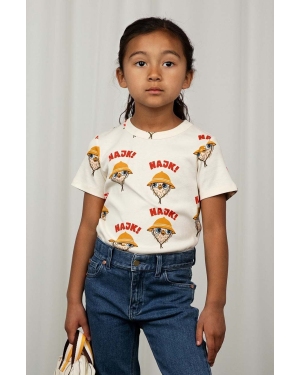 Mini Rodini t-shirt bawełniany dziecięcy Hike wzorzysty