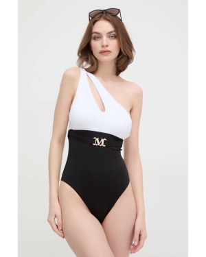 Max Mara Beachwear jednoczęściowy strój kąpielowy kolor czarny lekko usztywniona miseczka