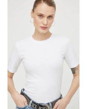 Samsoe Samsoe t-shirt SAALEXO damski kolor biały F10000005