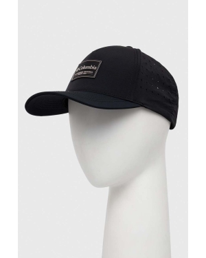 Columbia czapka z daszkiem Columbia Hike 110 kolor czarny z aplikacją 2032031