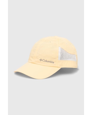 Columbia czapka z daszkiem Tech Shade kolor żółty z aplikacją 1539331