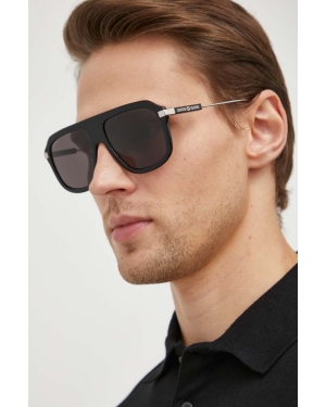 Gucci okulary przeciwsłoneczne męskie kolor czarny GG1309S