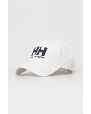 Helly Hansen czapka z daszkiem bawełniana kolor niebieski wzorzysta 67489