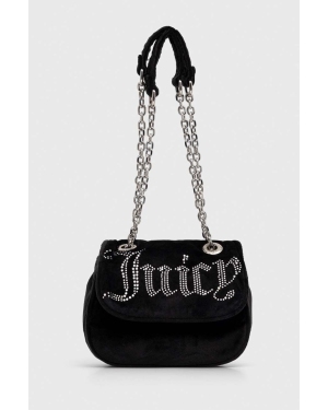 Juicy Couture torebka welurowa kolor czarny