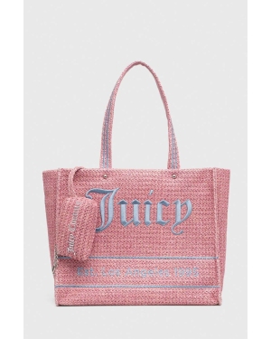 Juicy Couture torba plażowa kolor różowy
