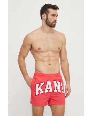 Karl Kani szorty kąpielowe męskie kolor czerwony