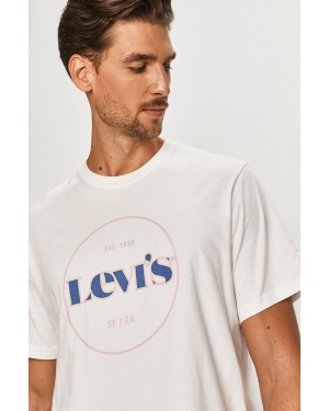 Levi's T-shirt kolor biały 16143.0136-Neutrals