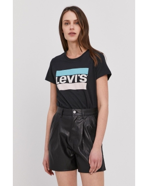Levi's T-shirt kolor czarny