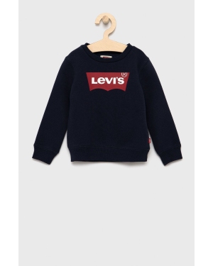 Levi's Bluza dziecięca kolor granatowy z nadrukiem