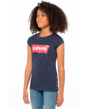 Levi's T-shirt dziecięcy kolor granatowy