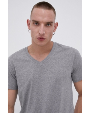 Levi's T-shirt męski kolor szary gładki