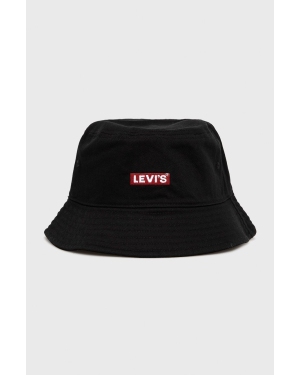 Levi's Kapelusz kolor czarny bawełniany D6249.0001-59
