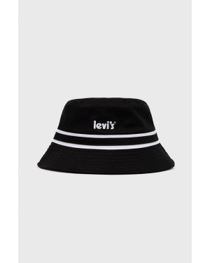 Levi's kapelusz bawełniany kolor czarny bawełniany D6627.0002-59
