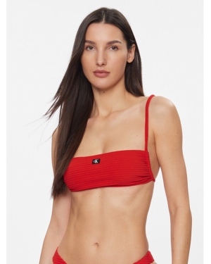 Calvin Klein Swimwear Góra od bikini KW0KW02467 Czerwony