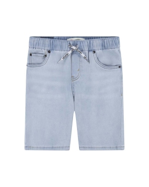 Levi's szorty jeansowe dziecięce LVB SKINNY DOBBY SHORT kolor niebieski
