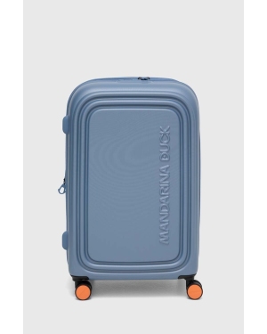 Mandarina Duck walizka LOGODUCK + kolor niebieski P10SZV32