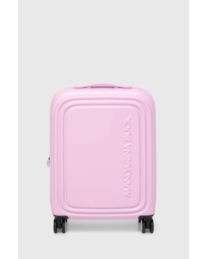 Mandarina Duck walizka LOGODUCK + kolor różowy P10SZV24