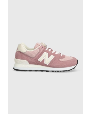 New Balance sneakersy 574 kolor różowy U574BWE