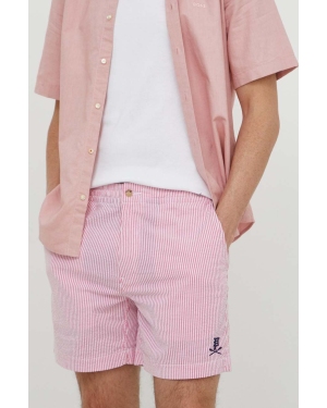 Polo Ralph Lauren szorty męskie kolor różowy