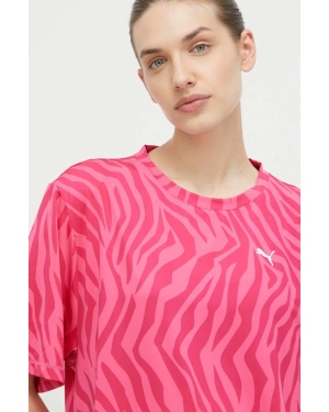Puma t-shirt treningowy Train Favorite kolor różowy 523215