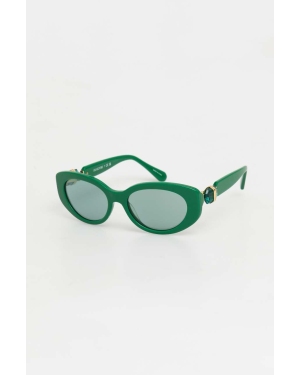 Swarovski okulary przeciwsłoneczne 5679539 LUCENT kolor zielony