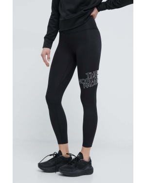 The North Face legginsy sportowe Flex damskie kolor czarny gładkie