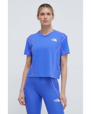 The North Face t-shirt sportowy Hakuun kolor niebieski