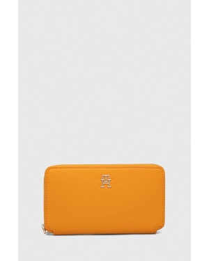 Tommy Hilfiger portfel damski kolor pomarańczowy AW0AW16009