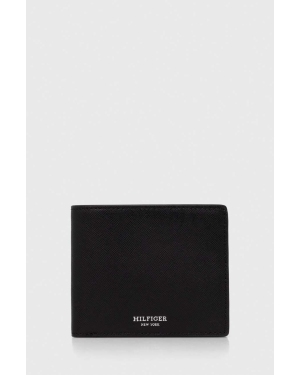 Tommy Hilfiger portfel skórzany męski kolor czarny AM0AM12195