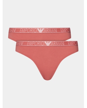 Emporio Armani Underwear Komplet 2 par stringów 163333 4R223 05373 Różowy