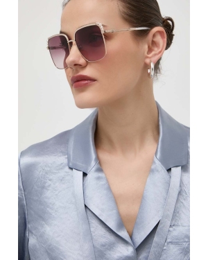 Vivienne Westwood okulary przeciwsłoneczne damskie kolor beżowy VW702740256