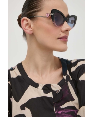 Vivienne Westwood okulary przeciwsłoneczne damskie kolor czarny VW505892453